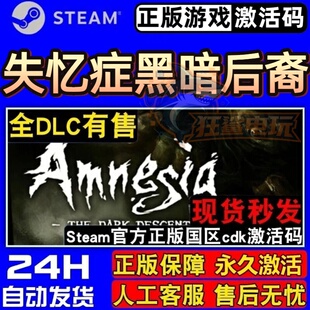 失忆症黑暗后裔 正版Steam激活码CDKey入库全DLC生存恐怖氛围游戏