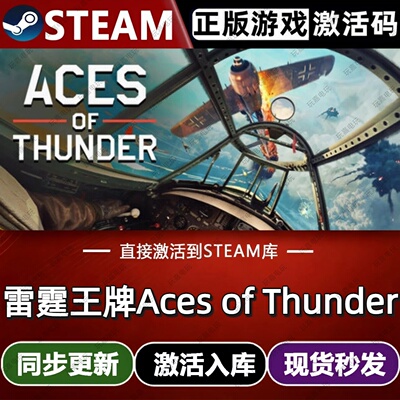 雷霆王牌Aces of Thunder steam游戏cdkey激活码电脑游戏全球区pc