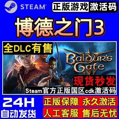 博德之门3Steam激活码CD