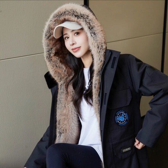 女士新款工装休闲派克服