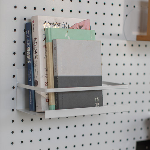 洞洞板配件免打孔隔板收纳盒