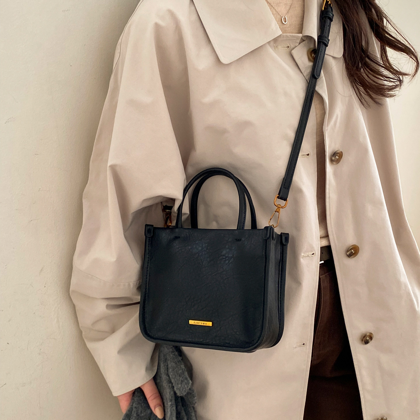 简约风小包包女手提小方包2026新款高级感黑色手机包单肩斜挎小包,箱包皮具/热销女包/男包,通用款女包,淘宝优惠券,粉丝福利购,淘宝优惠卷