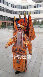 戏服戏装 戏装 老生武生武将将军男靠 戏曲服装 京剧大靠定军山服装