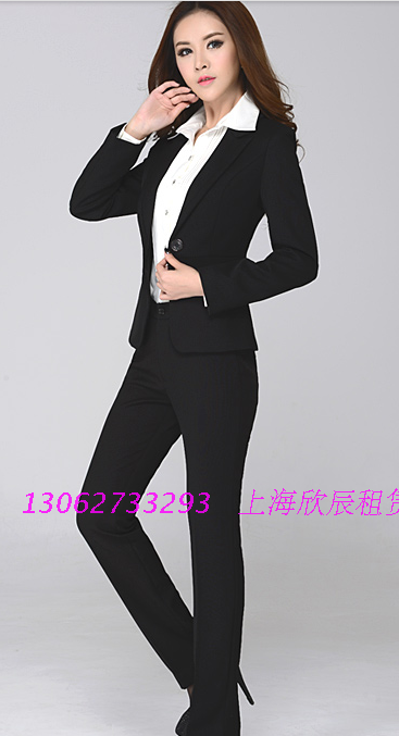 上海服装租赁 女士职业装 求职正装西服套装演出服装出租商务礼仪图片