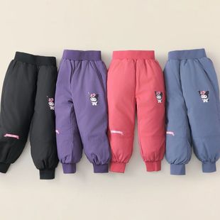 女童卡通韩版 新款 中大童宝宝加厚白鸭绒 法国NEXT儿童羽绒裤 IT代购