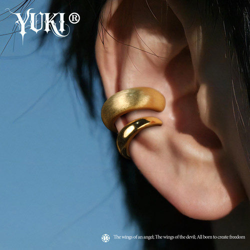 YUKI纯银耳夹男女款小众设计感