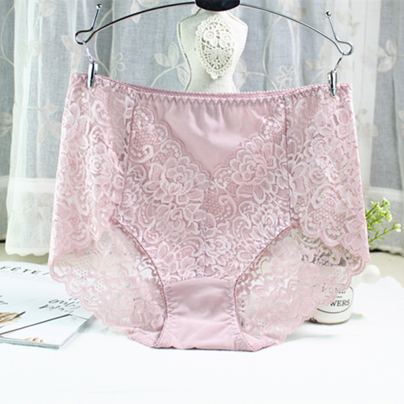 中腰薄款胖mm微收腹女三角短裤