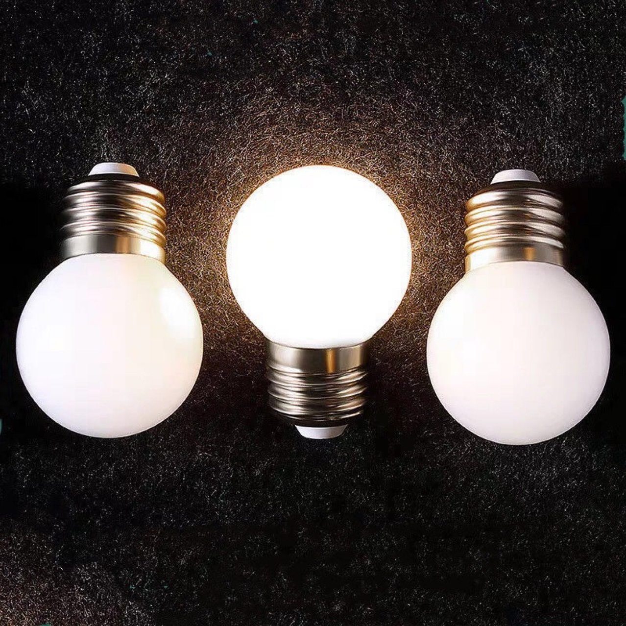 LED节能3W白光暖光灯 广告招牌防水户外景观家用床头卧室装饰灯泡