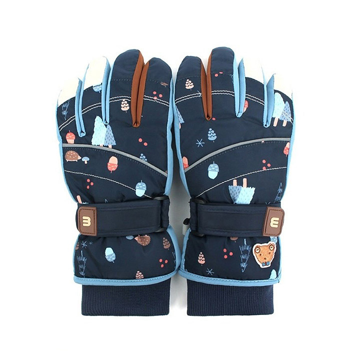 ST06韩国进口婴幼儿童手套男女宝宝分指手套冬季保暖加厚滑雪手套