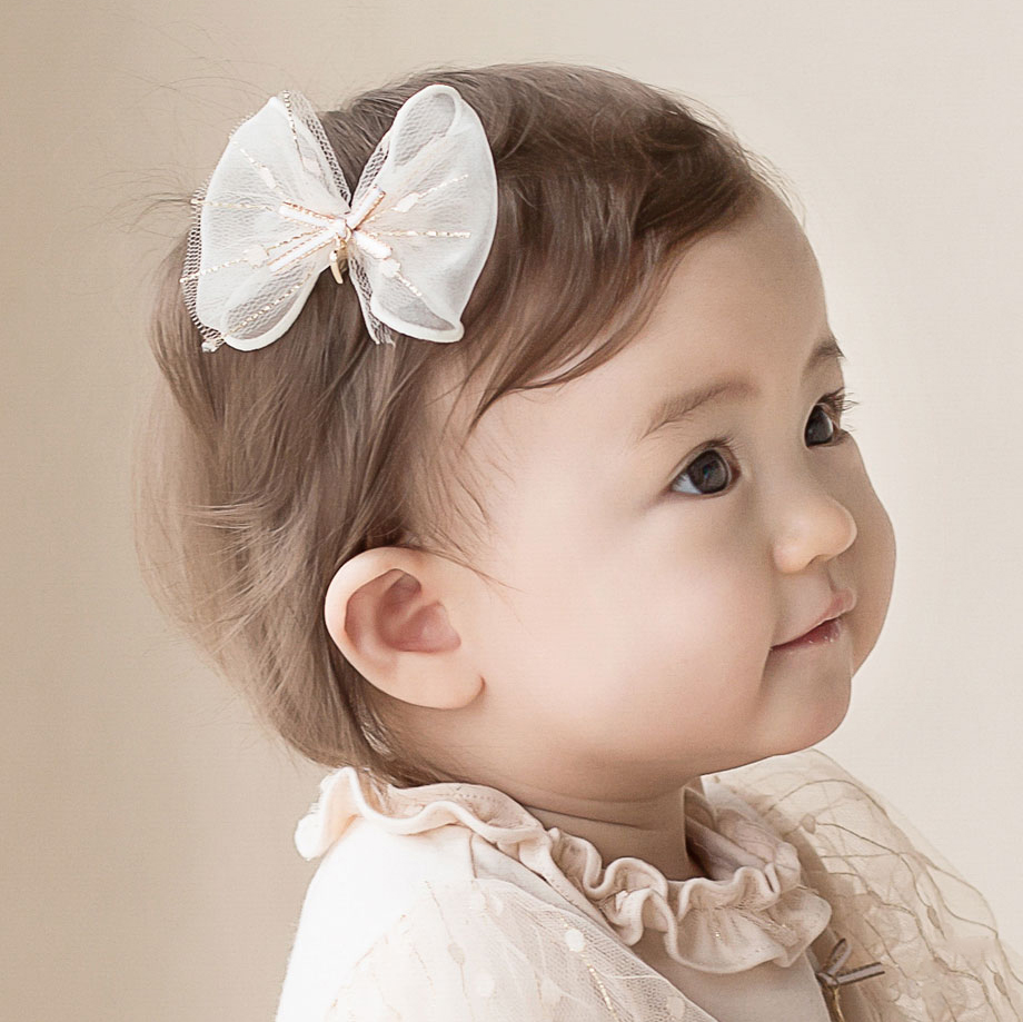 F366韩国进口女宝宝刘海发夹BB边夹婴幼儿童安全不伤发卡公主配饰