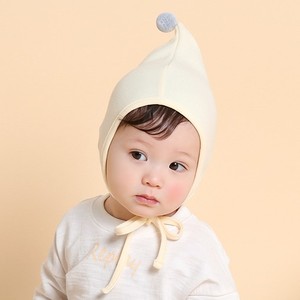 M389韩国进口新生男女宝宝精灵帽 全棉护耳胎帽 婴幼儿童春秋帽子