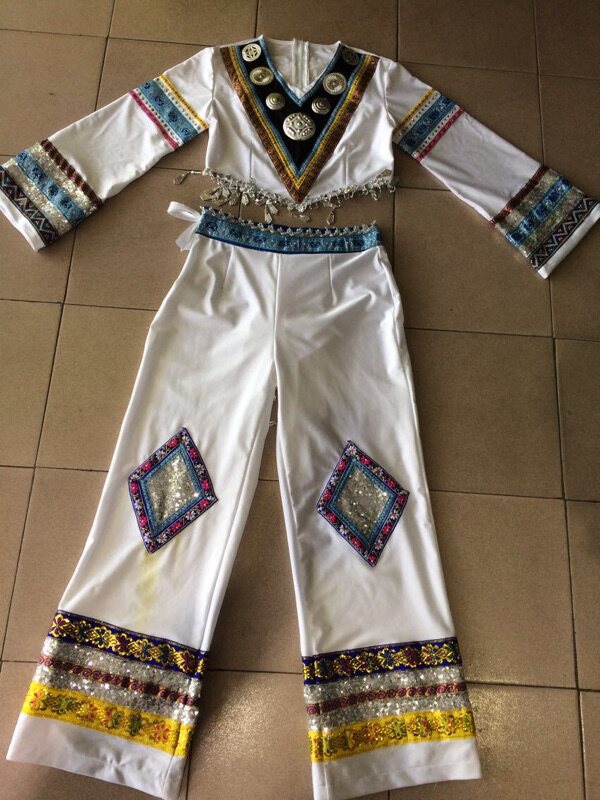 桃李杯舞蹈大赛《喊月亮》表演服装舞蹈服装舞蹈女子独舞服装定制