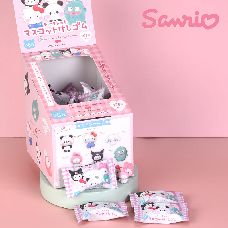 三丽鸥立体可爱卡通限定盲盒橡皮