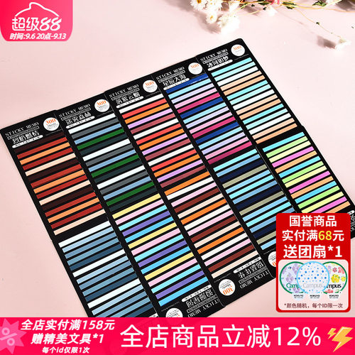 透明重点标记韩版彩色便利贴PET