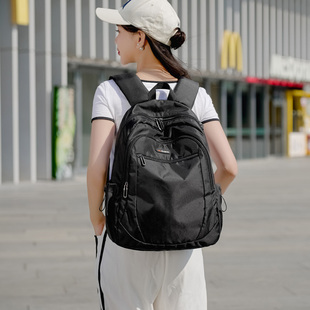 双肩包男女士旅行背包休闲高中初中生大学生书包旅游轻便双肩包