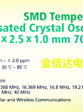 TXC 7Q40000017 40M 40MHZ 40.000MHZ 晶振 TCXO 温补高精度 3225