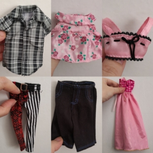 多款式 6分娃衣 可儿叶罗丽适合25-30cm娃娃穿衣服过家家换装玩具