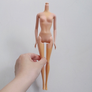 有瑕疵腿发黄了 30cm娃头 6分素体娃娃身体diy配件26.5cm 适合28
