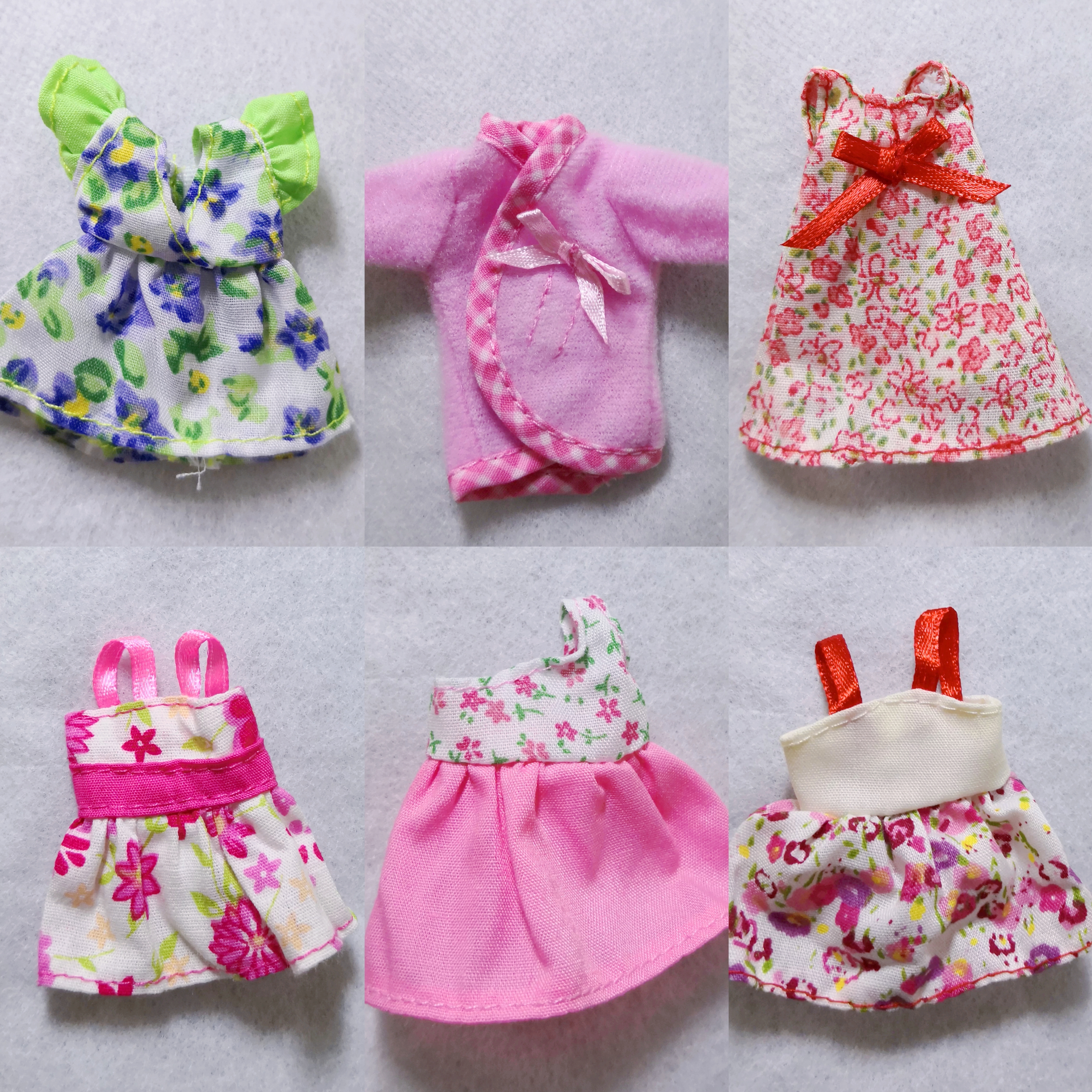 超多款式 迷你娃衣 10cm娃娃小衣服 kelly小凯莉小丽佳ob11体可穿