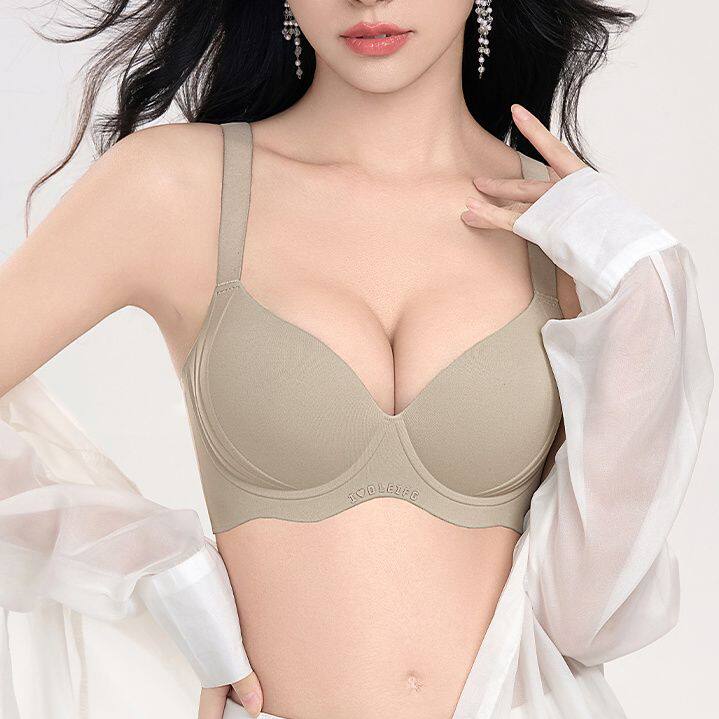 罗丽丝大胸显小聚拢无钢圈文胸