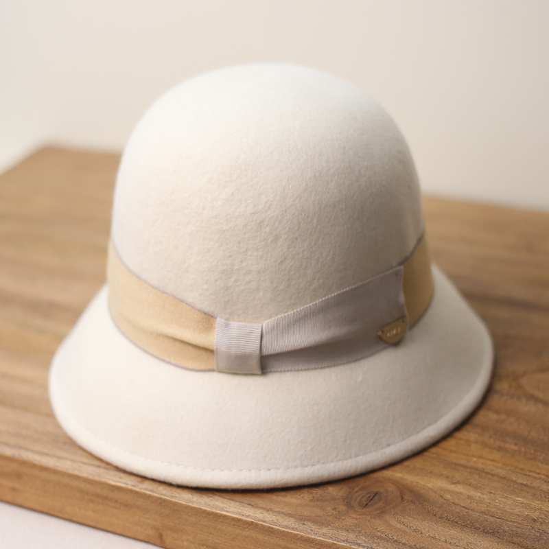 渔夫帽逛街优雅女春秋冬