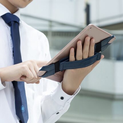 （瑕疵品）平板电脑手持方便便携保护iPad手持带支架瑕疵品