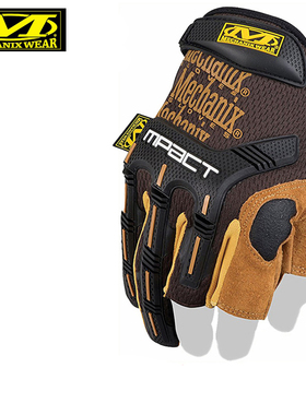 美国Mechanix超级技师 Framer半指真皮户外防护垂钓摄影军迷手套