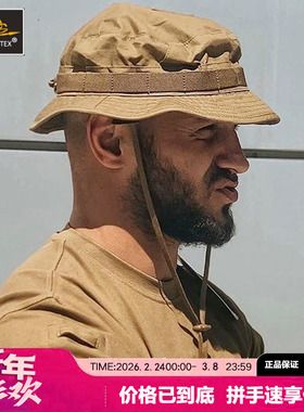 helikon赫利肯CPU圆边帽战术奔尼帽男夏季户外防晒渔夫帽耐磨透气