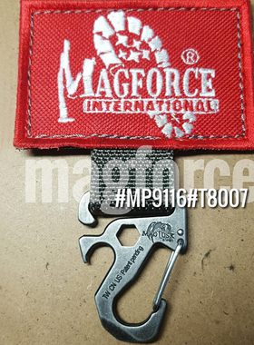 麦格霍斯Magforce台马MP91160-T8007魔术贴章+鹰爪挂钩背包配件