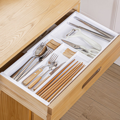 深抽屉柜内可伸缩悬挂收纳盒