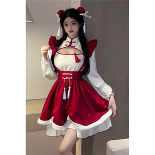女仆装 洛丽塔服装 网红制服套装 连衣裙 cosplay可爱女佣软妹二次元