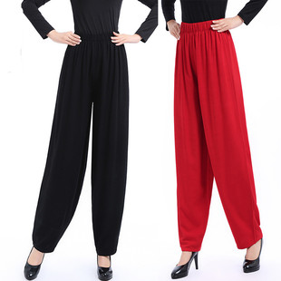 韩版 新款 百搭棉麻灯笼裤 女松紧腰大码 夏装 纯色休闲小脚萝卜裤 时尚