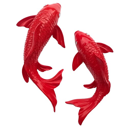 立体鱼墙挂饰贴创意家