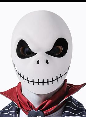 圣诞怪杰搞怪派对表演道具骷髅杰克面具聚会服装新款化妆舞会配饰
