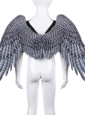 大人儿童老鹰白雕天使假羽毛背带翅膀幼儿园节日舞台表演出道具