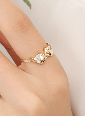 纯然饰品可调节戒指女时尚个性