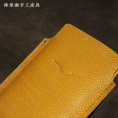 定制牛皮威图手工META手机壳