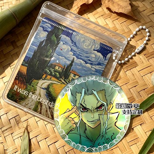 Dr.STONE 石纪元 石神千空周边徽章吧唧谷子胸针定制挂件