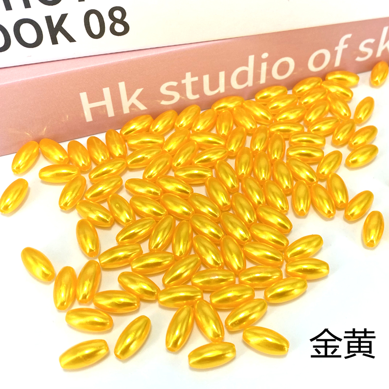 亚克力不掉色米粒仿珍珠厂家直销