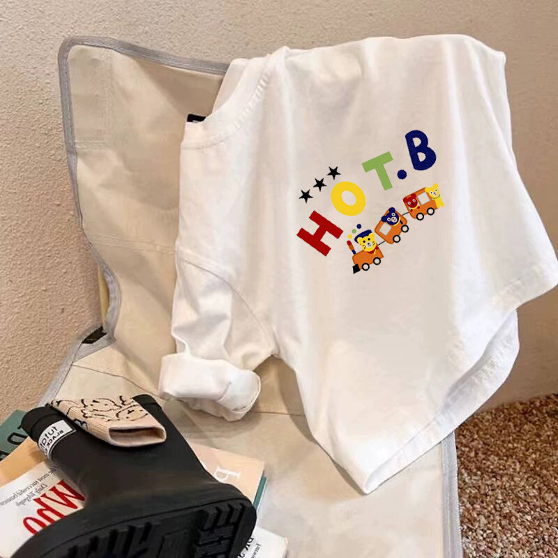 儿童长袖t恤100%棉体恤宝宝白色上衣a类纯棉男女童秋装全棉打底衫