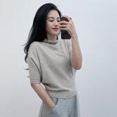 会掉毛接受再拍 70羊毛30羊绒春秋薄款 小蝙蝠袖 处理 针织衫 毛衣