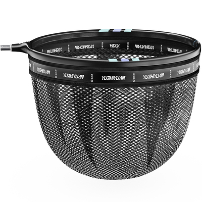 渔之源抄网头钓鱼网兜捞鱼网头可折叠大物防挂钩涂胶铝合金抄网头