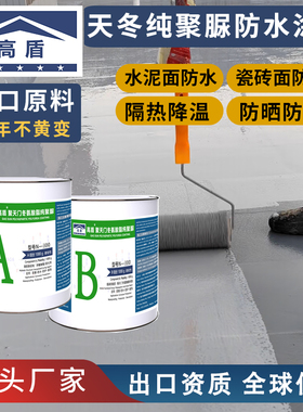 高盾天冬纯聚脲户外屋顶楼面外墙阳露台防漏水隔热晒腐涂料防滑材