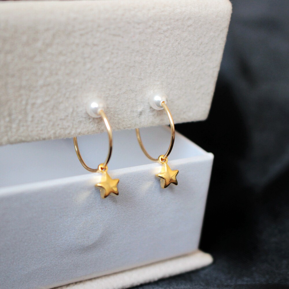 特无耳洞无痛硅胶蚊香盘耳夹耳环百搭气质圆圈星星简约复古耳饰