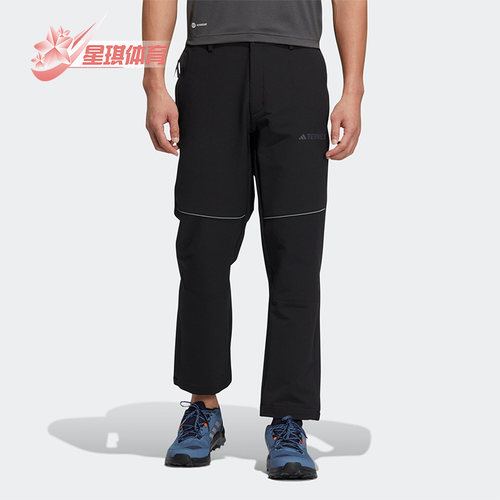 阿迪达斯春季男子休闲梭织长裤