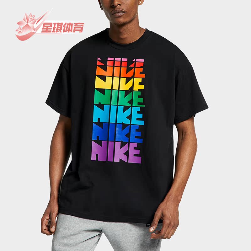 耐克男子运动透气圆领短袖