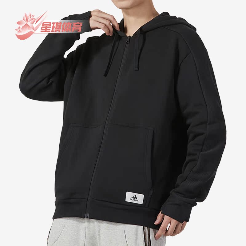 阿迪达斯正品男子针织外套