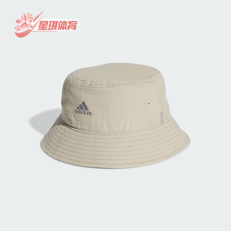 阿迪达斯男女双面带渔夫帽