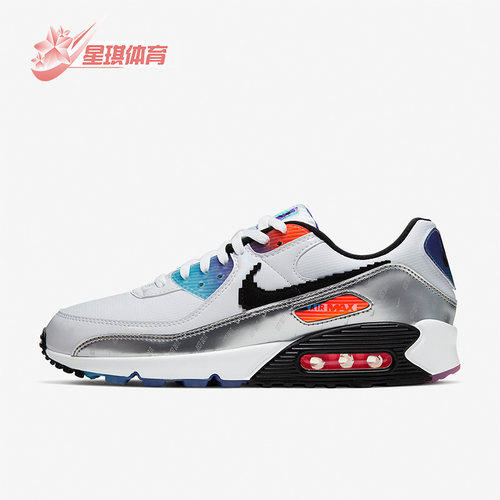 Nike/耐克正品Air Max 90男子气垫缓震耐磨跑步鞋DC0832-101