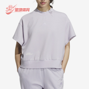 T恤IM8867 圆领女士运动透气简约宽松短袖 Adidas 阿迪达斯正品